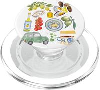 Album de Scrapbooking d'été Italien avec Limoncello Fruits de mer côtiers PopSockets PopGrip pour MagSafe