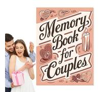 Album de souvenirs, scrapbooking | Carnet de souvenirs d'amour épais pour couples, planificateur quotidien pour fiançailles, mariage, anniversaire, lune de miel