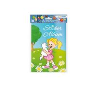 HERMA Album de stickers 15418 - Format A5 - Vide (16 pages, papier spécial enduit) - Autocollant à collectionner - 1 livre d'autocollants pour fille - Blanc