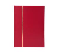 Exacompta Album de timbres en simili-cuir 32 pages 16,5 x 22,5 cm Bordeaux