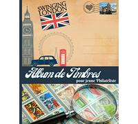 Album de timbres pour jeune Philatéliste: 120 pages : pour mon premier album de timbres débutants