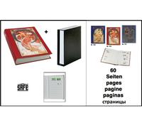 Album De Timbres Rétro Rouge 60 Pages Blanches + Cassette SAFE 102 + 153 5