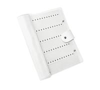 Album d'échantillons d'ongles personnalisables, pages détachables en ABS robuste pour consultations clients et organiseurs d'art d'ongles ABS assortis aux couleurs