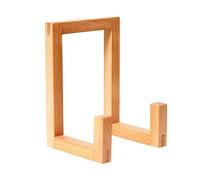 Album Display - Bois 20.3cm, Solid Wood Organizer, Classic Design | Music Shelf, Home Decor Rack For Living Room, Bedroom, Music Room, Record Player, Holiday, Party, Vacation, Neat Arrangement