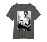 Album Frank Zappa Weasels Ripped My Flesh par Everard Smith T-Shirt, Femme Grandes Tailles, Asphalte, 1X