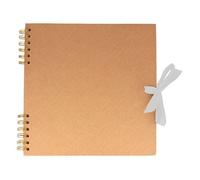 Artemio Album Kraft 40 feuilles blanches 25 x 25 cm 10"x10"