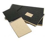 Album kraft spiralé 21x29,7 a4 60 feuilles 90 grammes brun Noir G