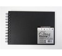 Album noir spiralé 14.8x21A5 paysage 160g 50 feuilles