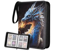 Album per collezionismo, Raccoglitore di Cartes, Organizzatore di Album con Custodie Rimovibili Compatibili con Carte Da Tracciamento, Carte da Baseball Gioco, Capacità per 400 Cartes