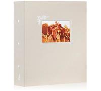 Album Photo 11 5x15 11x15 1000 Grand Geant Capacité Format Lin Tissu Album pour Vertical Horizontal Beige 1000 pochettes ALBUM