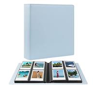 Album photo 192 pochettes pour Fujifilm Instax Wide 400/Instax WIDE 300/Polaroid OneStep/Now/Now+/Now Gen2,Polaroid POP/Lab Instant Printer,i-Type/600/SX-70 Film (Bleu)