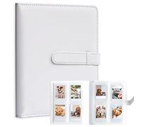 Album Photo 256 Pochettes pour Appareil Photo instantané Fujifilm Instax Mini LiPlay 11 12 26 25 9 8+ 8 7S, Porte-Cartes Photo pour imprimante à Appareil Photo instantané Polaroid (Blanc)