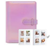 Album photo 256 pochettes pour appareil photo instantané Fujifilm Instax Mini LiPlay 11 12 26 25 9 8+ 8 7S (Rose magique)