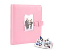Album Photo 272 Pochettes pour Film 3 Pouces pour Fujifilm Mini Mini 7s 8 8+ 9 11 25 50 70 90 Film, Fenêtre Frontale, Papier Photo Polaroid Zink (Rose)
