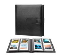 Album Photo 288 Compartiments pour Appareil Photo Instantané Fujifilm Instax Square SQ1/SQ6/SQ10/SQ20/SQ40 et Film Kodak Mini Shot 3, Capacité de Stockage pour Photos de 78x90 mm (Noir)
