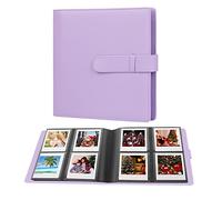 Album Photo 288 Compartiments pour Appareil Photo Instantané Fujifilm Instax Square SQ1/SQ6/SQ10/SQ20/SQ40 et Film Kodak Mini Shot 3, Capacité de Stockage pour Photos de 78x90 mm(Purple)