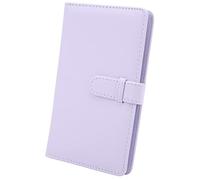 Album Photo 3 Pouces, 108 Pochettes, Cuir PU, Petit Format, Noir - Grande Capacité, Protection Complète, Idéal Souvenirs, Cadeau Polyvalent (Violette)