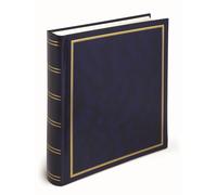 Album Photo 30x33Cm 50Fg En Carton C-Velina Couverture En Vinyle Bleu | Lebez