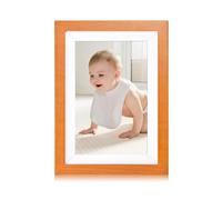 Album Photo 32G WiFi Cloud Art Display Support Vidéo Image 10,1 Pouces Cadre Photo Numérique en Bois Personnalisé Easy Share(Brown)
