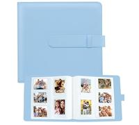Album photo 360 pochettes pour appareil photo Fujifilm Instax Mini LiPlay 11 90 70 12 9 8+ 8 7S / Mini Link SP-1, Polaroid SnapTouch PIC-300 Z2300 Mint Zip Instant Camera Printer (bleu)