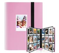 Album Photo 432+1 Poches Compatible avec Fujifilm Instax Mini Film 3 Pouces | Compatible Instax Mini 12 11 9 8 90, LiPlay Link2 EVO, Polaroid, Kodak, album grande capacité, couverture PU, photos 3 pouces