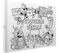 Album Photo à colorier souvenirs d'école CEANOTHE Blanc 36 pages - Fabriqué en France Blanc