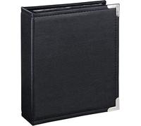 Album Photo À Pochette Minimax ""New York City"" (Pour 100 Photos Au Format 10 Cm X 15cm, Taille De L'album De 13,5 Cm X 17 Cm, 100 Pages, En Cuir, Protège Les Photos Et Les Documents) Noir.[G362]