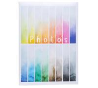 Album photo à pochettes 300 photos 10x15cm Rainbow - Blanc