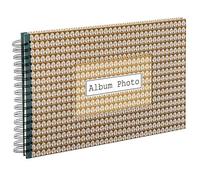 Album photo à spirale Jungle bleu 32x22cm