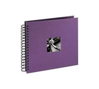 Hama Album Photo Fine Art (Format 28 x 24 cm, 50 Pages Noires, à Spirale) Lilas