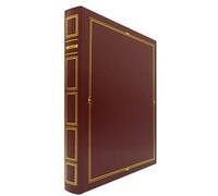 Album Photo 10x15 cm Adhesif Cordoue de 240 Photos Rouge foncé Couverture Simili Cuir 60 Pages Autocollantes Format Horizontale et Verticale - Livre Personnalisable - Fabriqué en France