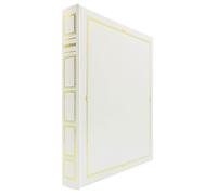 Panodia Album photo Ceanothe 10x15 cm blanc cassé 240 photos – 60 p. autocollantes simili cuir