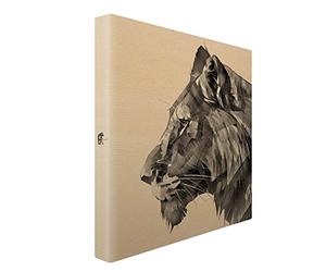 Album Photo adhésif kraft sauvage 120 Photos 10x15 cm Marron clair, Compatible 11,5x15 cm 30 pages Taille : 31x31 cm - Fabriqué en France