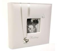 Album photo alliances et papillons - Cadeau de mariage, Blanc