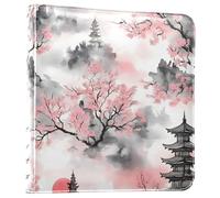 Album photo autocollant de style japonais en fleurs de cerisier 10,2 x 15,2 cm, livre de souvenirs pour anniversaire de famille, remise de diplôme