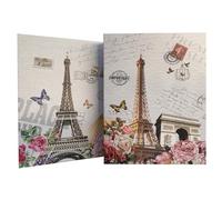 Album photo autocollant photo Tour Eiffel Paris avec 40 pages autocollantes + boîte - 1 pc.