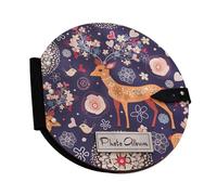 Album photo avec espace pour écrire - Album photo de famille - Album photo rond - Album photo créatif pour la famille bien-aimée, les amis, les anniversaires, les vacances