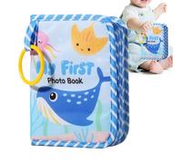 Album Photo Bébé | Livre De Photos Bébé Doux | Souvenir En Tissu Avec Miroir Pour Garder Les Souvenirs Pour Parents Famille Révélation De Genre Capturer Les Mémoires