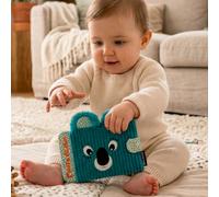 Album photo bébé - LES DÉGLINGOS - Berlingos le koala - velours doux - 10 pochettes plastique - 18x14x3 cm