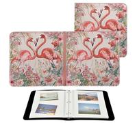 Album photo Boho Tropical Flamingos Scrapbook Photo Book pages autocollantes 10 x 15 cm, 12 x 17 cm, 15 x 20 cm