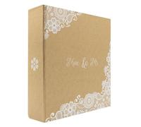 Album photo Ceanothe Mme et Mr 200 vues 11,5 x 15 cm Beige et blanc