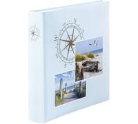 Album photo - Compass - Grand format 30x30 cm - 100 pages blanches - Couverture haute qualité - Mixte