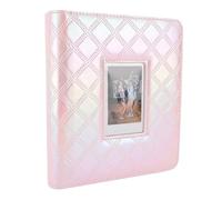 Album Photo Couverture En Cuir PU Intérieur PVC Transparent 36 Pages 288 Photos Et 1 Poche Format 3 Pouces Design Léger Compatible Appareil Instantané Fermeture Élastique Idéal Pour Collections Et Sou