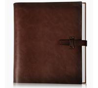 Album photo de 10 x 15 cm pour 200 photos en cuir véritable avec espace d'écriture avec 30 feuilles à lettres, pour voyage, famille, mariage, remise de diplôme, album photo pour bébé, album photo