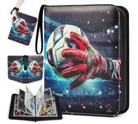 Album Photo de Cartes à Collectionner de Football,Classeur carte football,Album De Football de Cartes de Jeu Scrapbook,50 Pages Capacité 400 Cartes