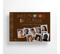 Album Photo de Classe - Souvenirs École Maternelle, Primaire, Collège, Lycée - Album Cartonné Élégant “Mes Photos de Classe” - Cadeau Élève, Parent, Enseignant