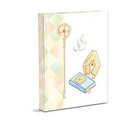 Album photo de confirmation 23 x 30 cm, 60 pages blanches en carton épais et résistant, entrecoupées de Pergamino