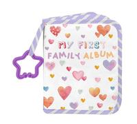 Album Photo De Famille My Firsts Pour Bébé 4 × 6 Albums Photo Doux Tout-petits Avec Miroir De Sécurité Les Nouveau-nés My Firsts Book Of Photos Memory