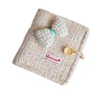 Album photo de grande capacité de 7,6 cm avec 40 poches, classeur à 3 anneaux et fermeture élastique pour scrapbooking, carte de vœux, organiseur de notes élégant