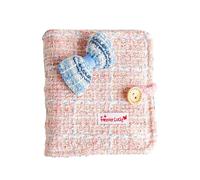 Album photo de grande capacité de 7,6 cm avec 40 pochettes, classeur à 3 anneaux et fermeture élastique en tissu